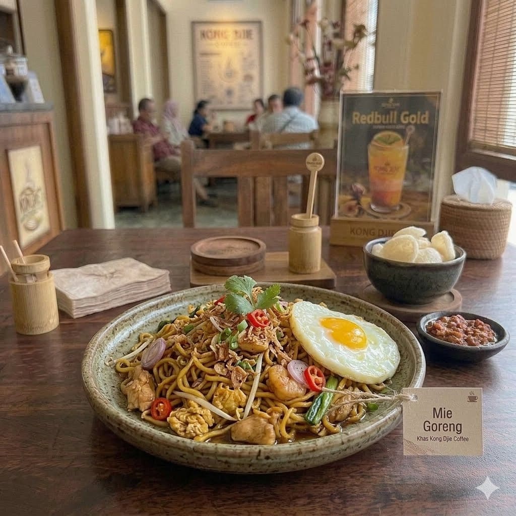 MIE GORENG Kedai Kopi Kong Djie